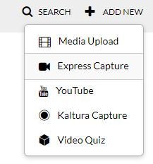 Add New Express Capture Menu.JPG