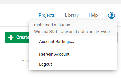 File:Qualtrics User Drop Down.png